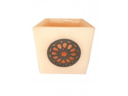 Natural handmade CIRCLE design candle